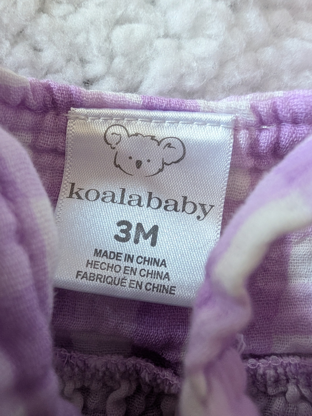 Koala Kids Lavender Plaid Dress and Bloomers - Picture 4 of 4
